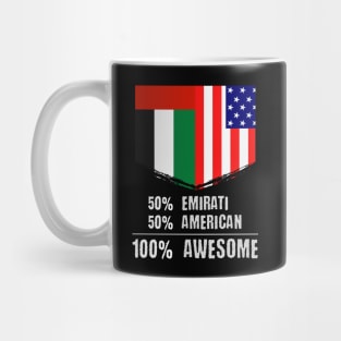 50% Emirati 50% American 100% Awesome Immigrant Mug